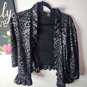 Glamour 2x animal print cover up